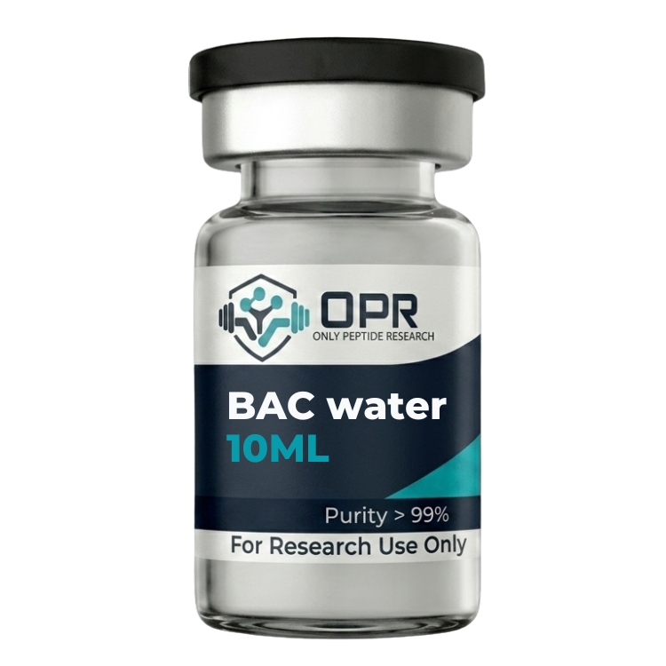 BAC Water 10ml sterile bacteriostatic water for laboratory research and peptide reconstitution