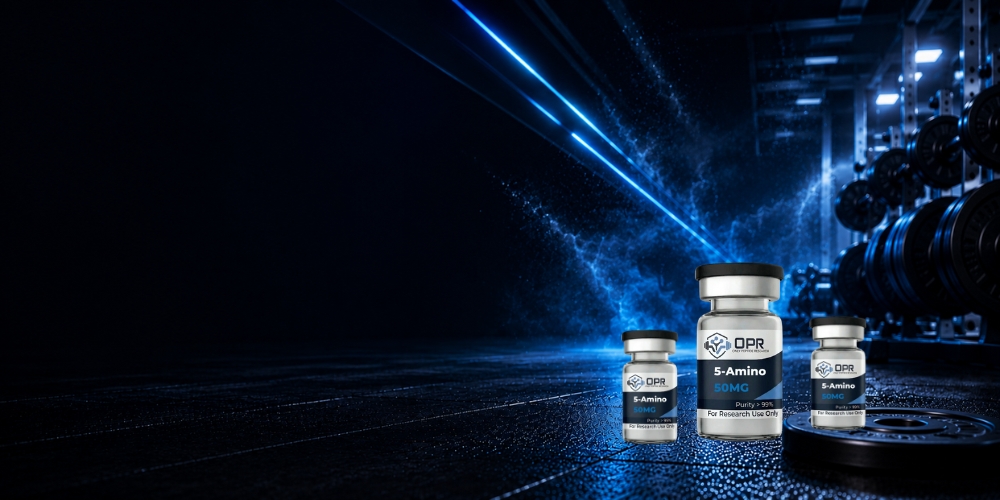 5-Amino 50MG synthetic research compound commonly studied for metabolic regulation